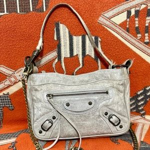 BALENCIAGA ❤️🌟 POCHETTE DISTRESSED BAG ⭐️